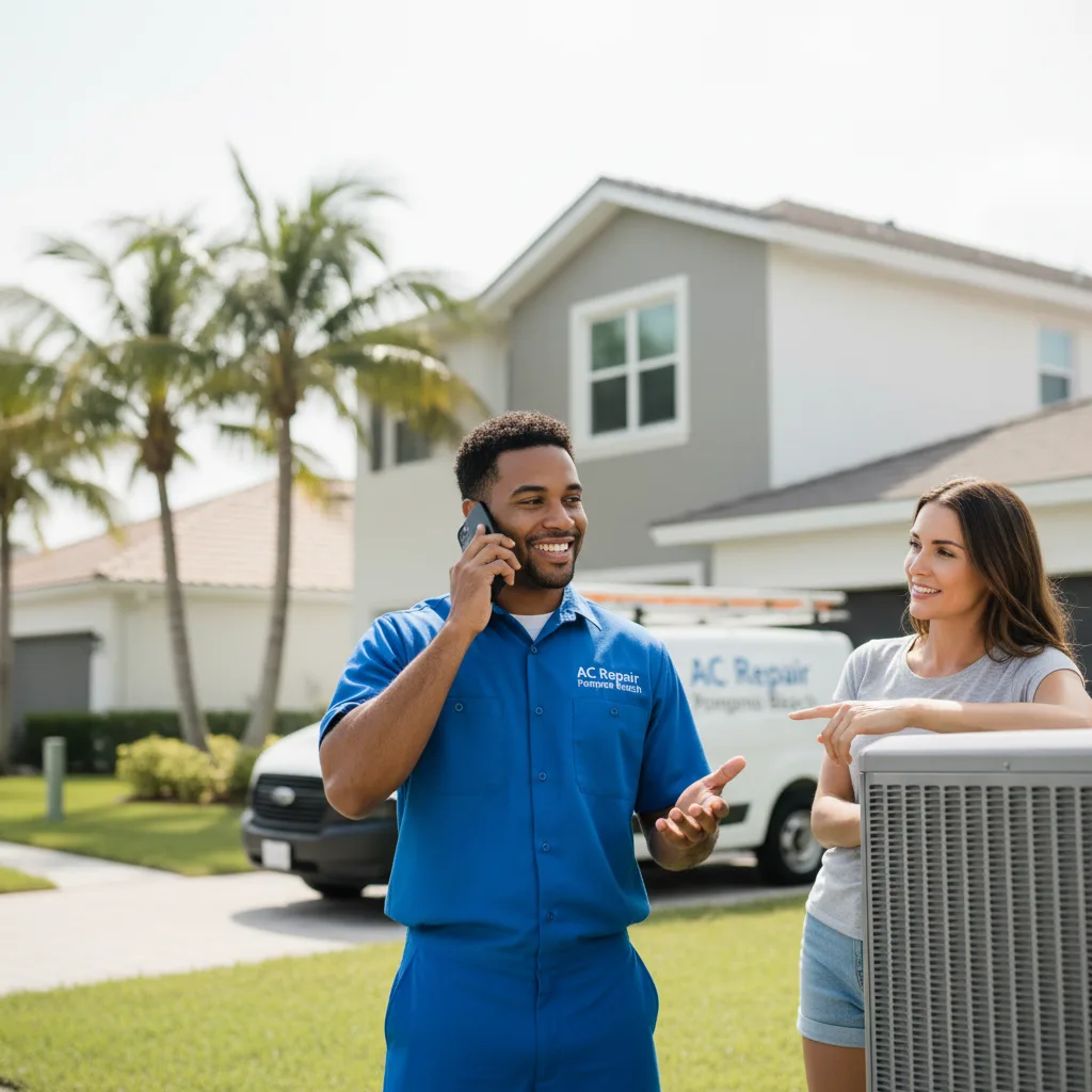 AC Repair Pompano Beach customer support in Jensen Beach